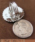 Genuine Sterling Silver Oyster Shell Jewelry Ring Size 6-3/4 RS38903